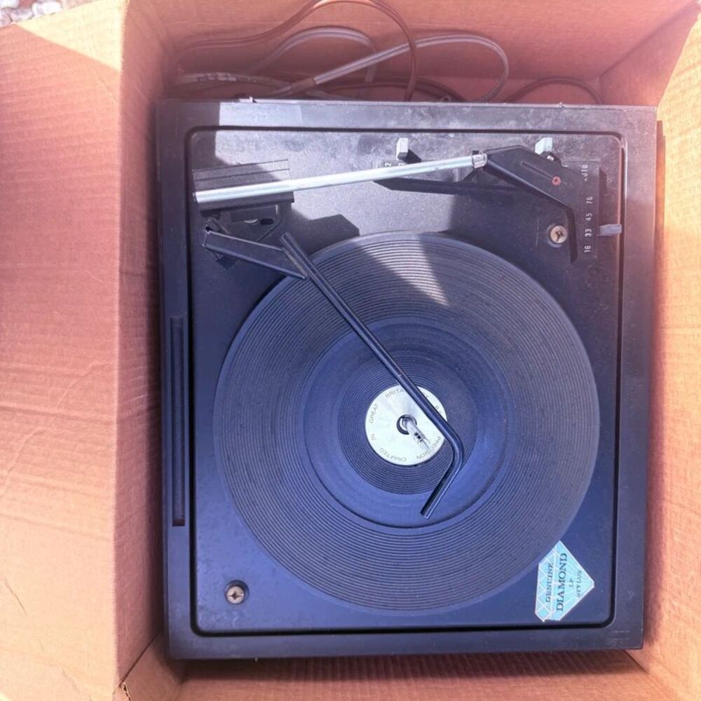 Vintage 1970s BSR McDonald 5500 Turntable Record Player - Made in Great Britain
